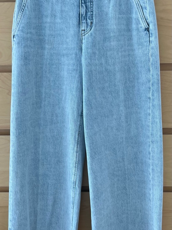 J. Crew Denim - J.Crew Point Sur Puddle Jeans High Rise Wide Leg Size 28